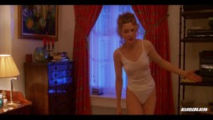 Anna Malygon AKA Maligoshik Black Lingerie Nipple Slip