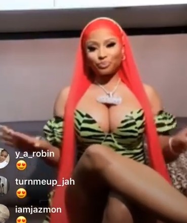 Hot Nicki Minaj and Megan Thee Stallion Live On Instagram