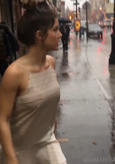 Amanda Cerny OutDoor Dancing Nipple Perfect Hot video