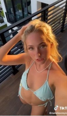 Natalie Reynolds hot bikini tiktok Video