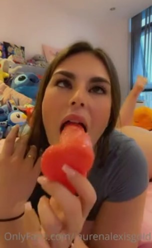 Lauren Alexis Dildo Deepthroat Blowjob Video