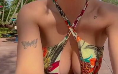 Caeli big tits hot video