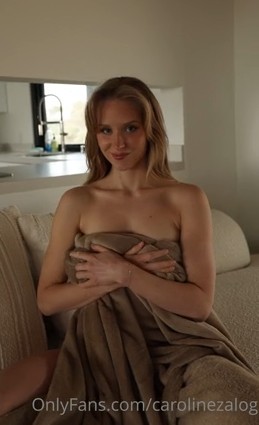 Caroline Zalog Naked Tease PPV